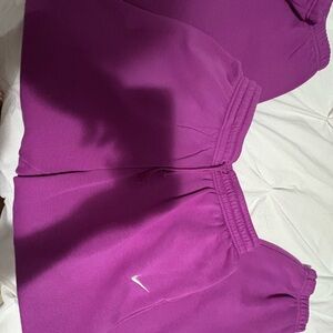 Nike Women's Vibrant Purple Athletic Shorts